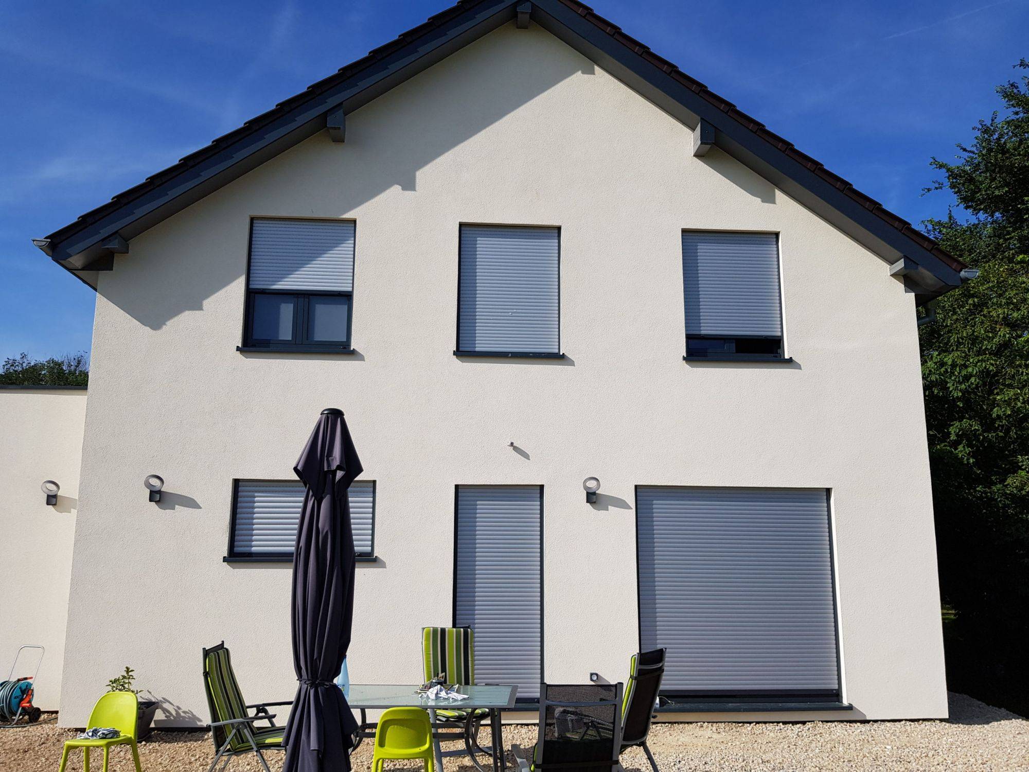 Menuiserie extérieures Aluminium maison neuve à Vézelois Wittelsheim
