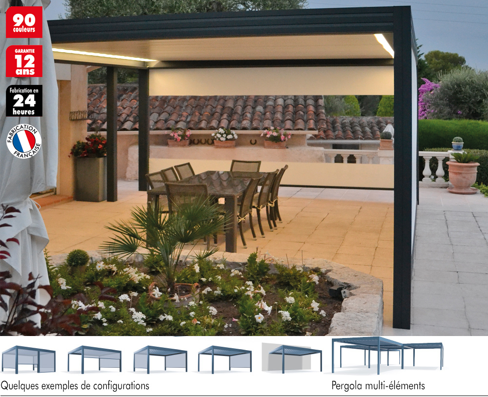Quels sont les accessoires incontournables pour personnaliser une pergola bioclimatique ? Saint-Louis